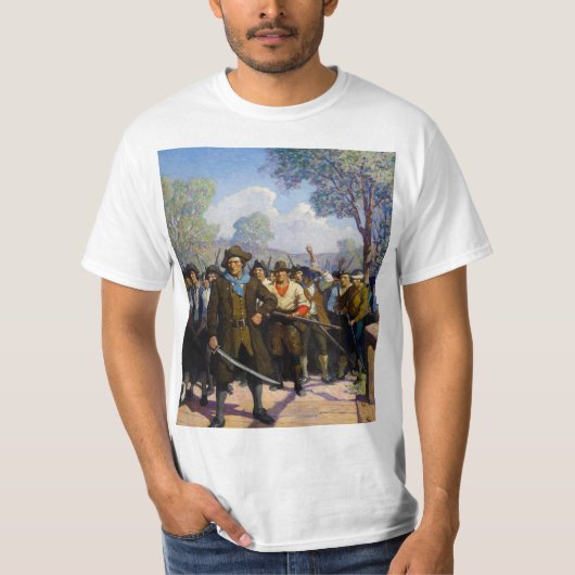 独立記念日、N.C.ワイエスのコンコードブリッジで Tシャツ (正面)