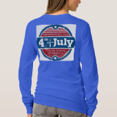 独立記念日 Tシャツ (裏面)