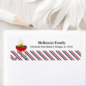 独立記念日BBQパーティー ラベル (インサイチュ)