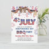 独立記念日BBQパーティー（7月4日） 招待状 (スタンド正面)