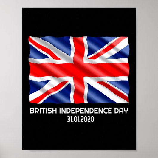 独立記念日Brexit Valentines Day Gift ポスター (正面)