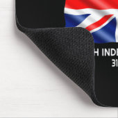 独立記念日Brexit Valentines Day Gift マウスパッド (コーナー)