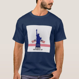 独立記念日Liberty Men's T-Shirt Tシャツ