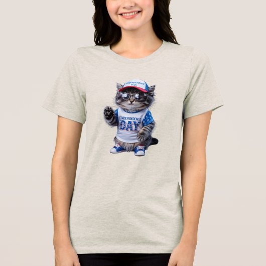 独立記念日Tシャツ トライブレンドTシャツ (正面)