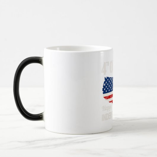 独立記念日Tシャツ モーフィングマグカップ (左)