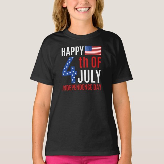 独立記念日Tシャツ 7月4日 Tシャツ (正面)