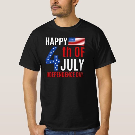 独立記念日Tシャツ 7月4日 Tシャツ (正面)