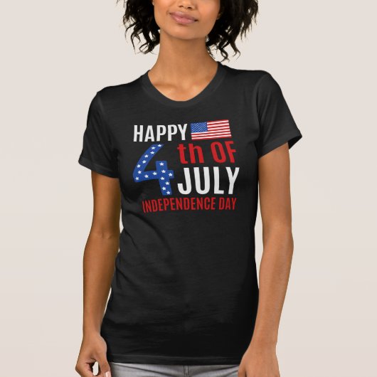 独立記念日Tシャツ 7月4日 Tシャツ (正面)