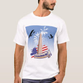 独立記念日Tシャツ Tシャツ (正面)