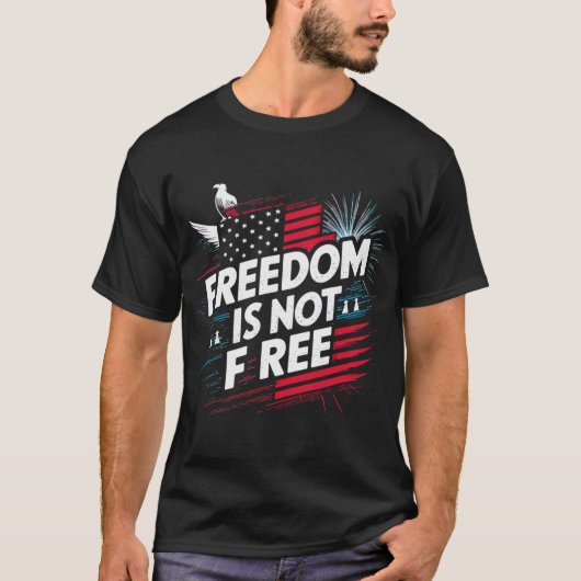 独立記念日tシャツ tシャツ (正面)