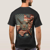 独立記念日Tシャツ Tシャツ (裏面)