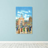 独立読宣言の キャンバスプリント (インサイチュ (ウッドフロア))