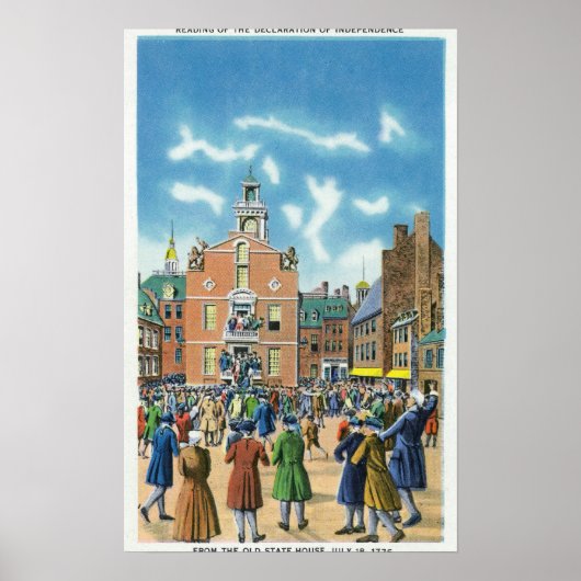 独立読宣言の ポスター (正面)