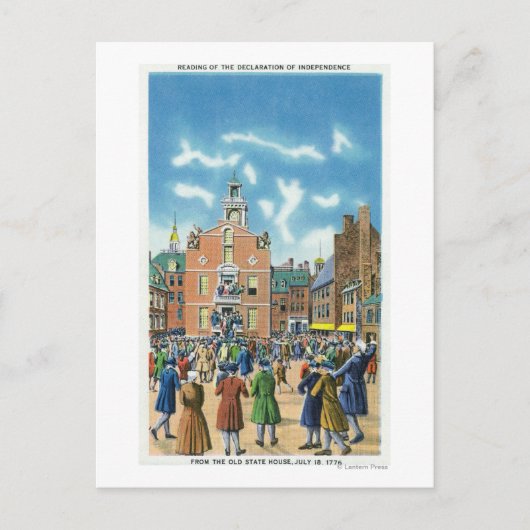 独立読宣言の ポストカード (正面)