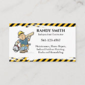 独立請負業者 名刺 (正面)