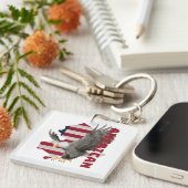 独立鍵Fob キーホルダー (正面右)