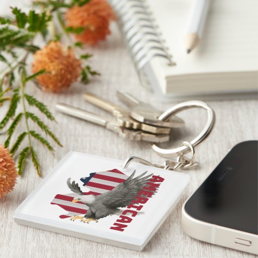 独立鍵Fob キーホルダー (正面右)