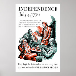 独立1776年7月4日 ポスター