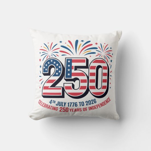 独立250周年 クッション (正面)