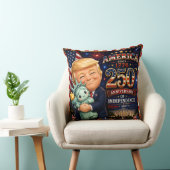 独立250周年 トランプ自由の女神 クッション (椅子)
