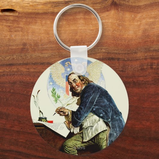 独立 キーホルダー (正面)