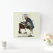 独立 スクエア壁時計 (ホーム)