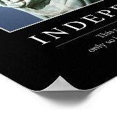 独立:感動的引用文1 ポスター (角)