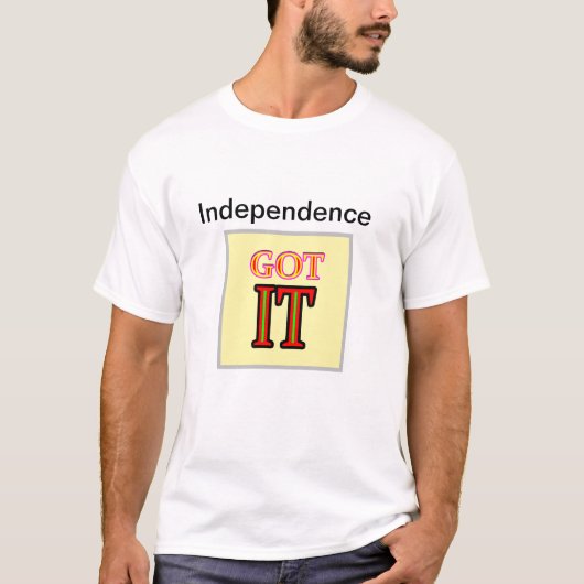 独立 jGibney Zazzle メンズ ベーシック Tシャツ l (正面)