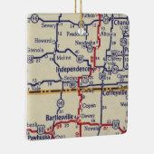 独立KSヴィンテージマップ セラミックオーナメント (右)