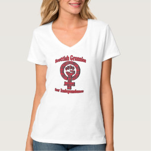 独立Tシャツのためのスコットランドのおばあさん Tシャツ