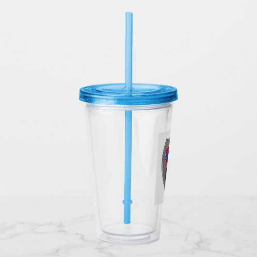 独自に設計された空挺飛行艇 アクリルタンブラー (右)