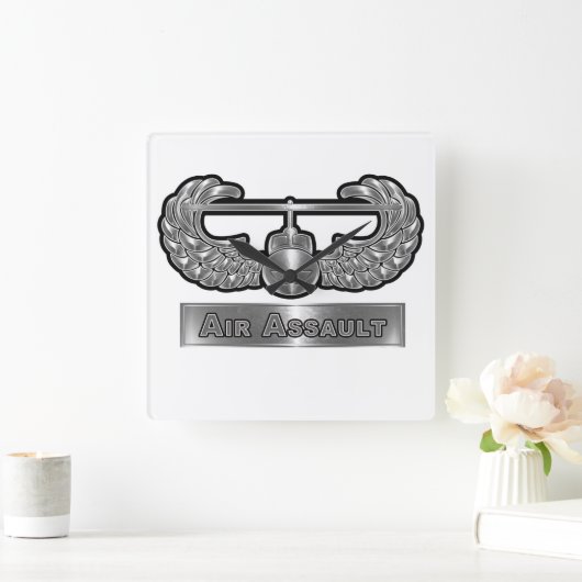 独自に設計された第101空挺師団贈答品 スクエア壁時計 (ホーム)