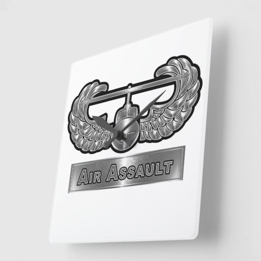 独自に設計された第101空挺師団贈答品 スクエア壁時計 (傾斜)