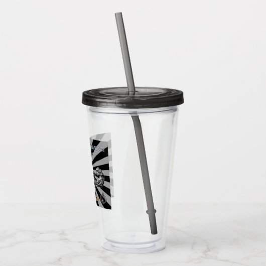 独自に設計された第101空挺部門ギフト アクリルタンブラー (左)