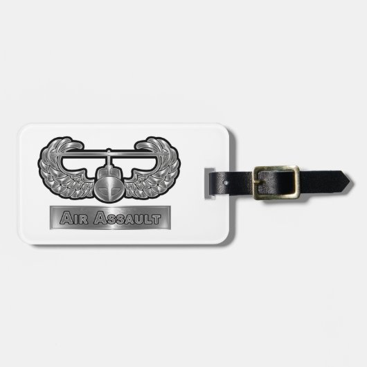 独自に設計された第101空挺部門ギフト ラゲッジタグ (正面横)