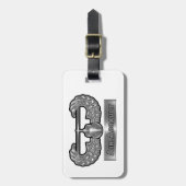 独自に設計された第101空挺部門ギフト ラゲッジタグ (正面縦)