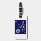 独自に設計された第2歩兵師団ギフト ラゲッジタグ (正面縦)