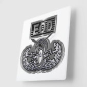 独自に設計された記念シニアEOD スクエア壁時計 (傾斜)