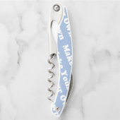 独自に1つのユニーク種類を作成すパーソナライズされたる ソムリエナイフ (正面)