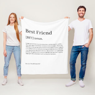 独自のおもしろいの定義パーソナライズされた フリースブランケット