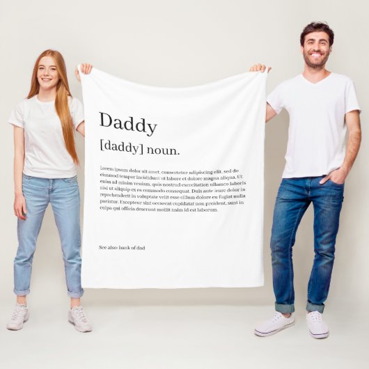 独自のおもしろいの定義パーソナライズされた フリースブランケット (インサイチュ)