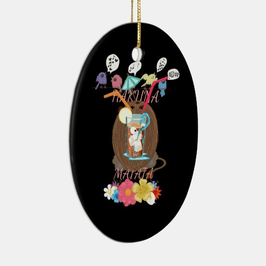 独自のおもしろいサマータイムビーチパーティーアイディアの作成 セラミックオーナメント (右)