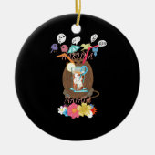 独自のおもしろいサマータイムビーチパーティーアイディアの作成 セラミックオーナメント (正面)