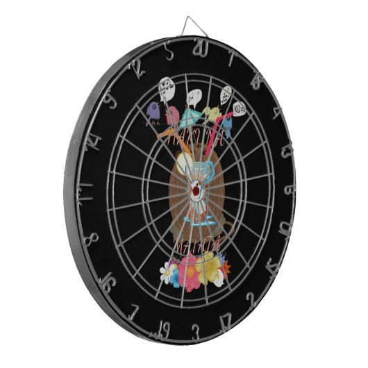 独自のおもしろいサマータイムビーチパーティーアイディアの作成 ダーツボード (正面左)