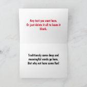 独自のおもしろいユーモア簡単を作成して誕生日を編集 カード (内部)