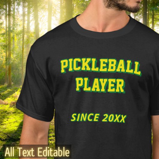 独自のおもしろいレトロカレッジフォントカスタム文字 Tシャツ