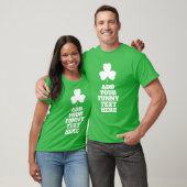 独自のおもしろいSt patricks dayTシャツの作成 Tシャツ (ユニセックス)