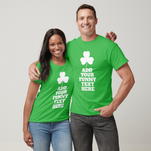 独自のおもしろいSt patricks dayTシャツの作成 Tシャツ (ユニセックス)