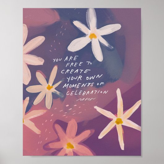 独自のお祝いを作成感動的、 ポスター (正面)