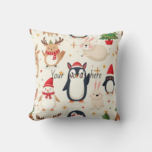 独自のかわいいを作成する クッション (正面)